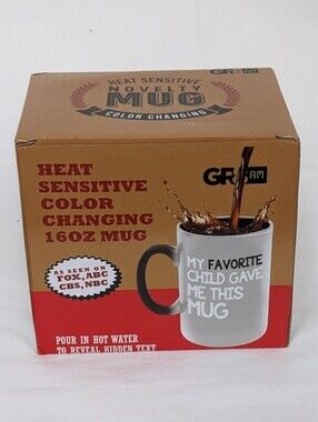 My Favorite Child Gave Me This Mug Color Changing Mug Heat Sensitive 16 oz, NEW